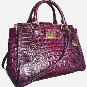 Brahmin Annabelle Dark Iris Vintage Women's Shoulder Bag RARE color